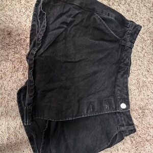 Zara Charcoal Denim Skort